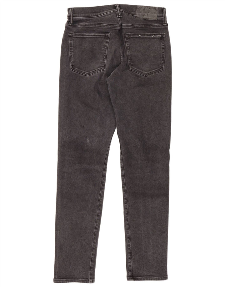 Gap Dame Slim Tapered Jeans W30 L32 Sort Bomuld