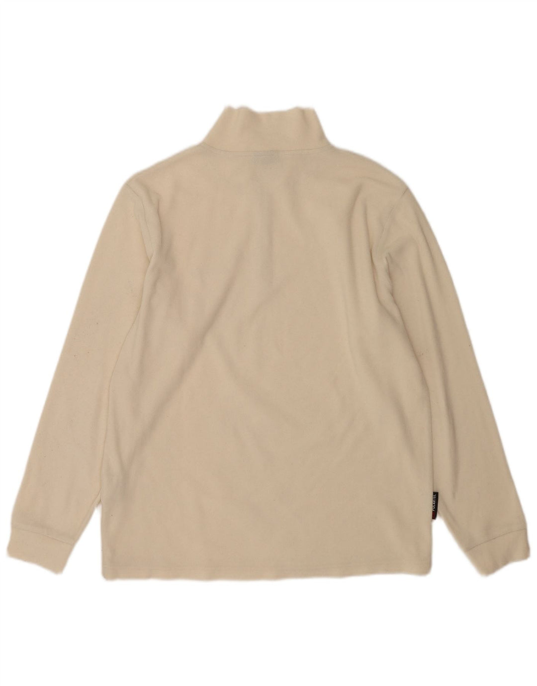 Invicta Herre lynlås hals Fleece Jumper Large Off White Polyester