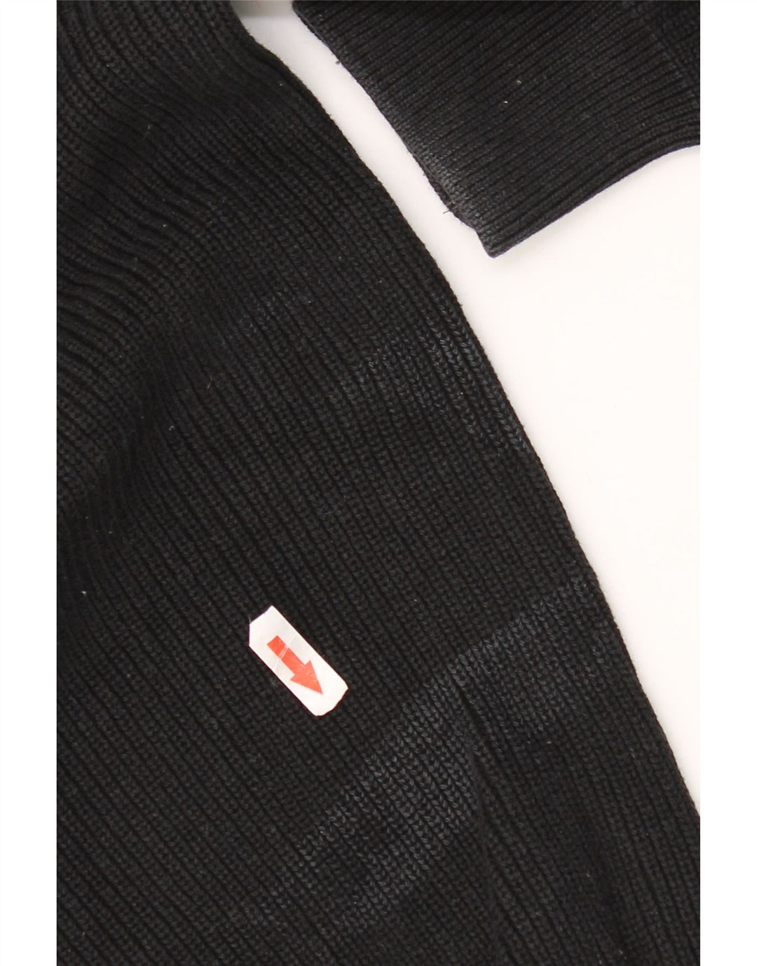 Zara Herre sweater med rund hals, lille sort bomuld