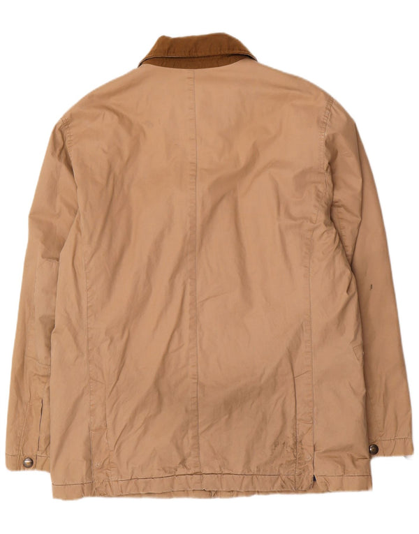 Nautica Herre Windbreaker Jacket UK 38 Medium Beige Polyester