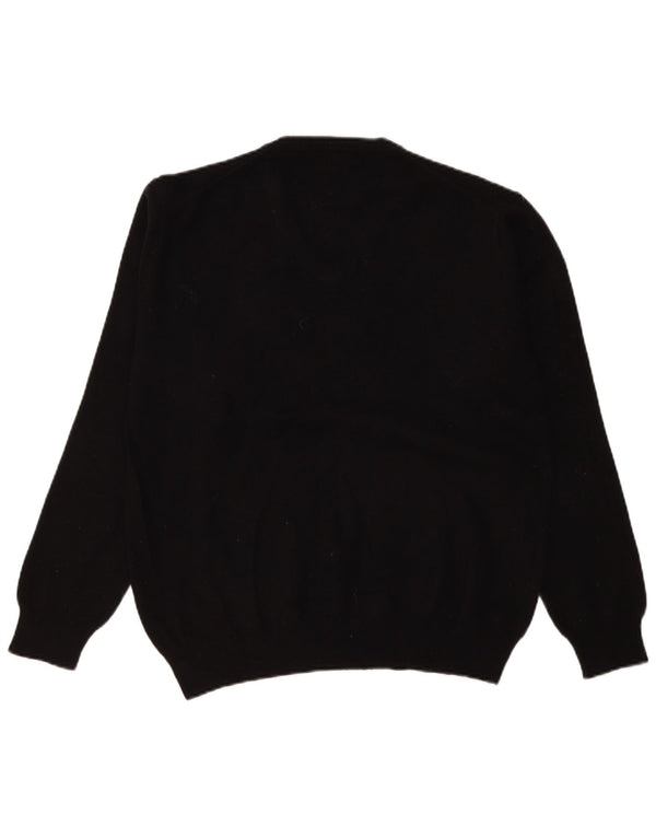 Gant Dame V-hals sweater UK 18 XL Sort Uld