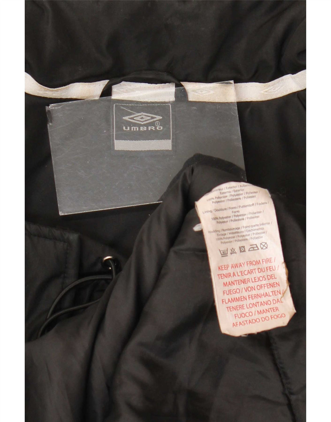 Under Armour Herre Windbreaker Jacket UK 36 Small Black Colourblock