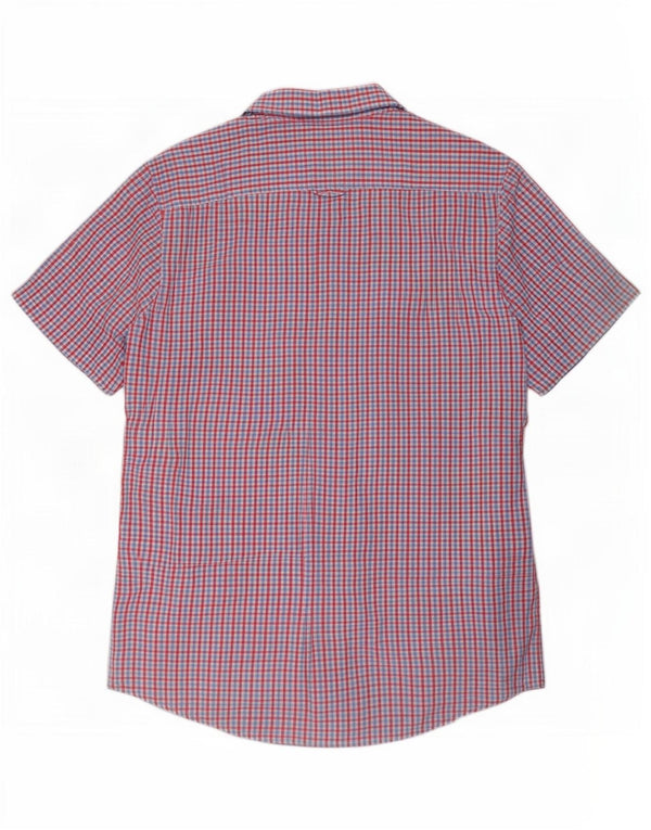 Crew Clothing Herre kortærmet skjorte 2XL rød ternet bomuld