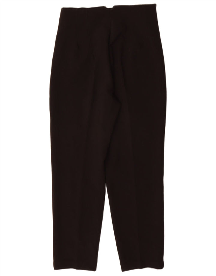 Zara koniske chinobukser til kvinder Medium W28 L27 Sort polyester