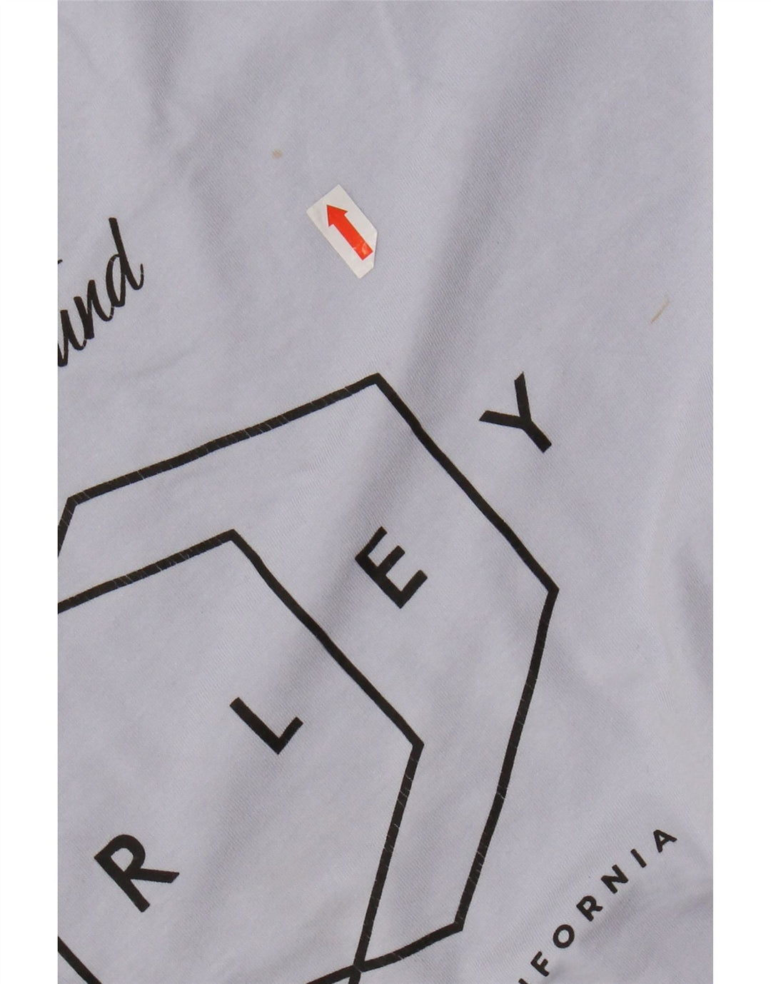 HURLEY Herre grafisk T-shirt Top Medium Blue Bomuld