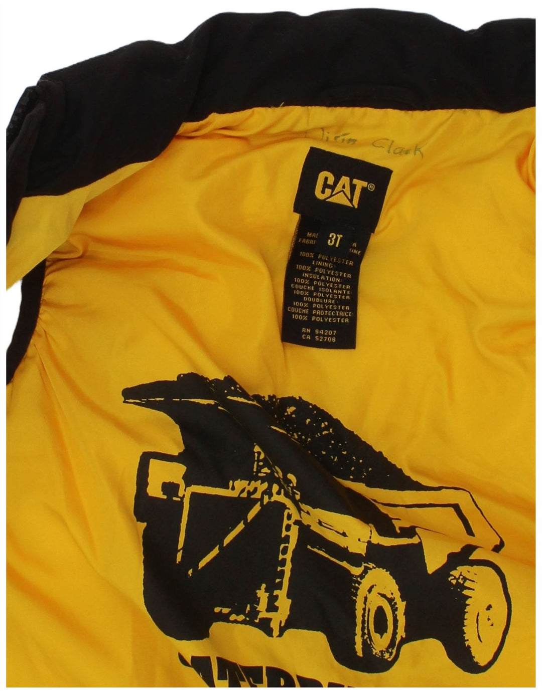 CAT Boys Polstret Gilet 2-3 år sort polyester