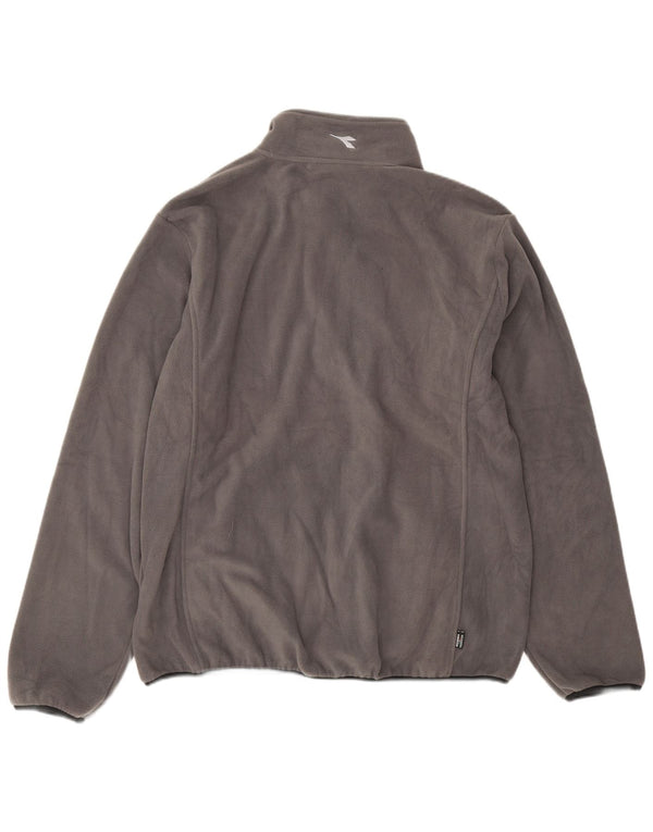 Diadora Herre Fleecejakke UK 46 3XL Grå Polyester