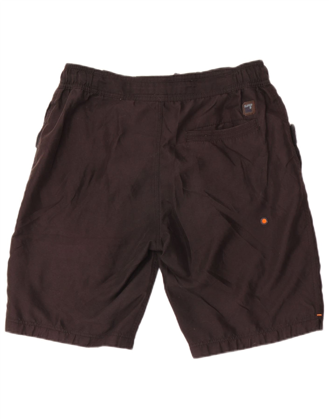 Superdry Grafiske svømmeshorts til mænd, medium sort polyester