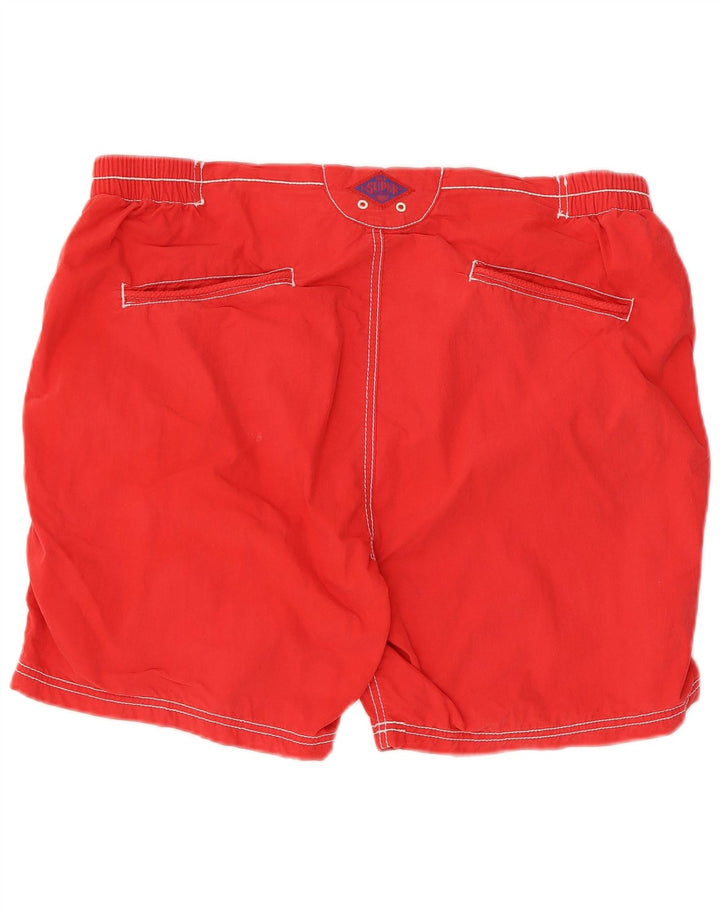 Superdry Badeshorts til mænd 2XL rødt bomuld