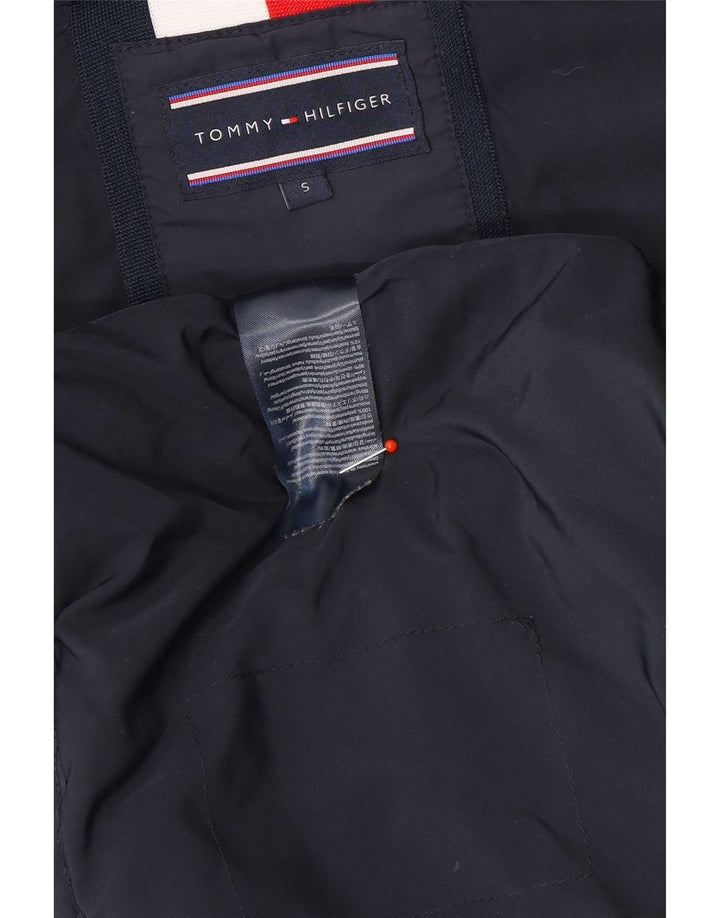 Tommy Hilfiger Herre hættepolstret jakke UK 36 Small Navy Blue Polyester
