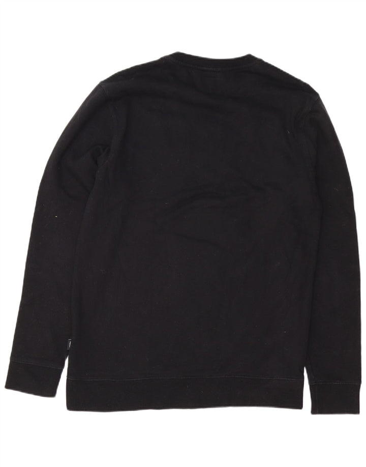 Vans Herre Grafisk Sweatshirt Jumper Medium Sort Bomuld