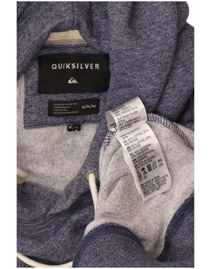 Quiksilver Herre hættetrøje Jumper Medium Blue Flecked Bomuld
