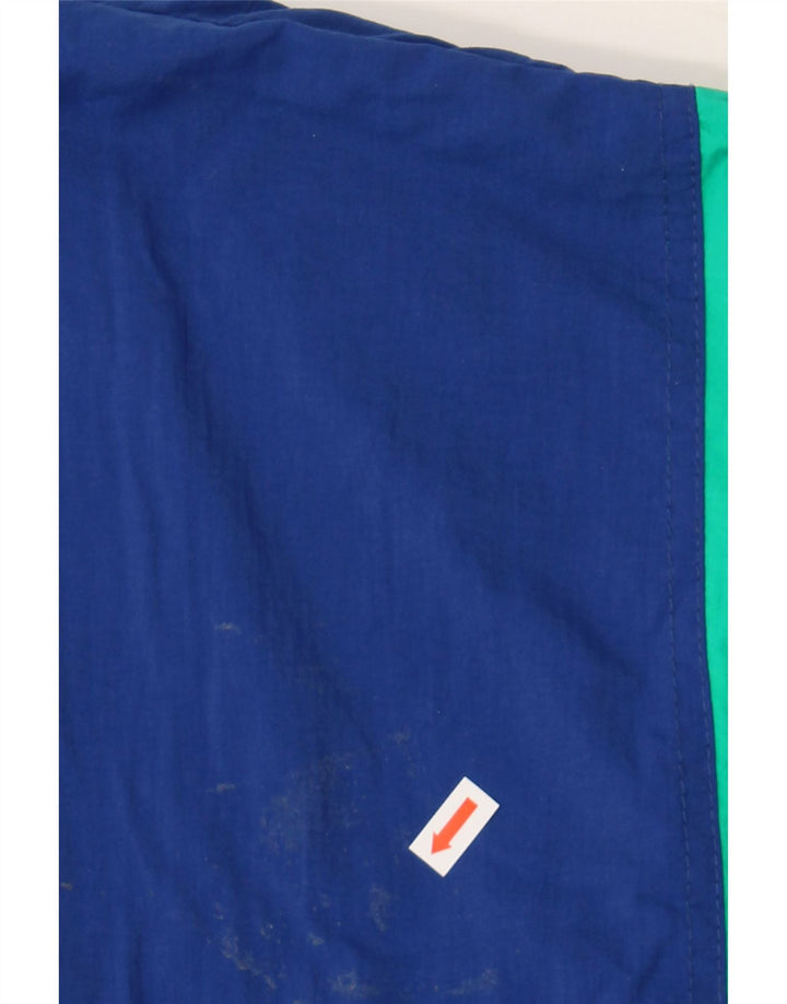 VINTAGE Mens Tracksuit Top Jacket 2XL Blue Colourblock Vintage Vintage and Second-Hand Vintage from Messina Hembry 