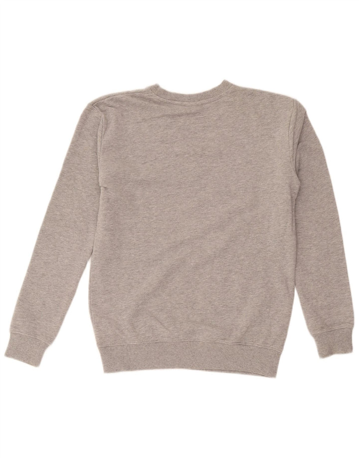 Ellesse Dame Sweatshirt Jumper UK 8 Small Grey Flecked Bomuld