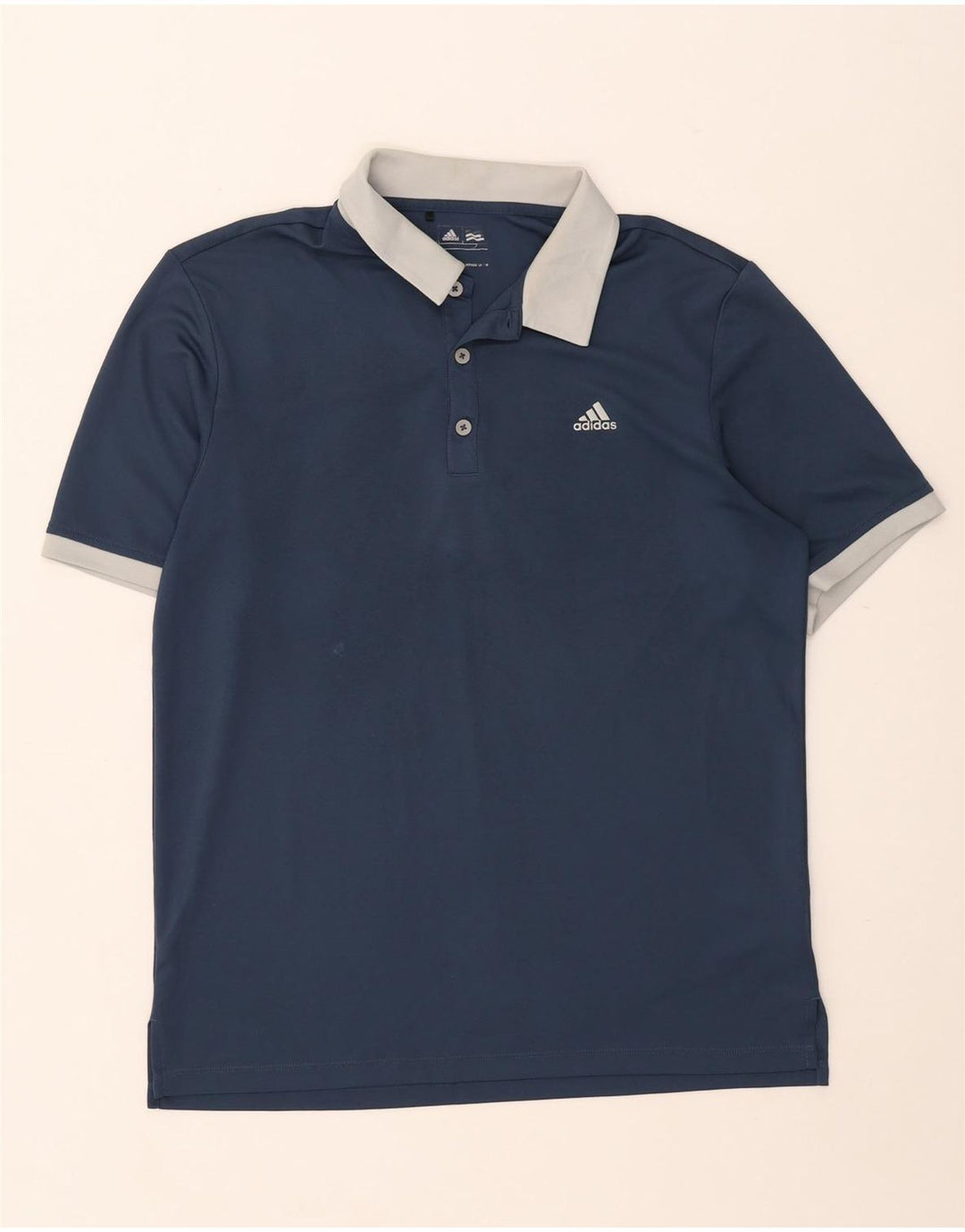 ADIDAS Rugby poloshirt til mænd Medium marineblå polyester