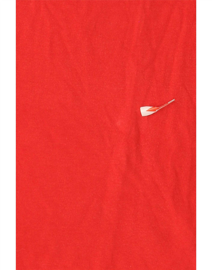 Adidas Herre grafisk T-shirt Top Medium Rød Bomuld
