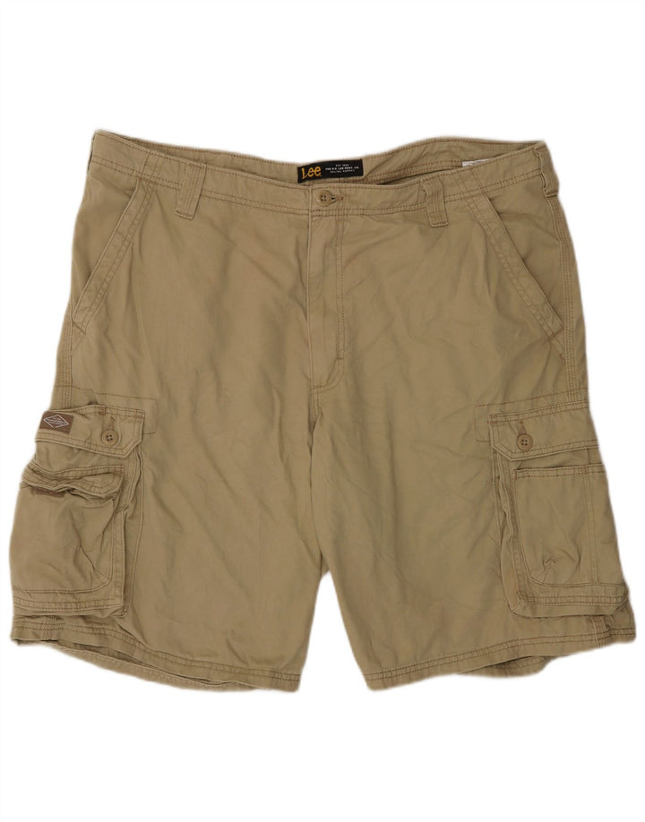 Lee Herre Cargo Shorts W40 XL Khaki Bomuld
