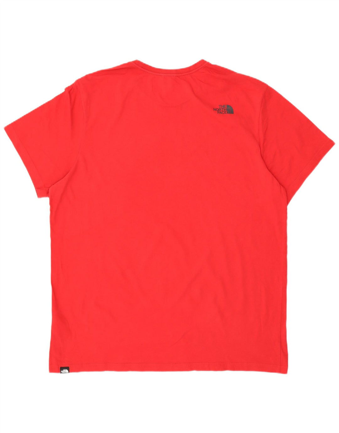 THE NORTH FACE Herre Grafisk T-Shirt Top 2XL Rød Bomuld