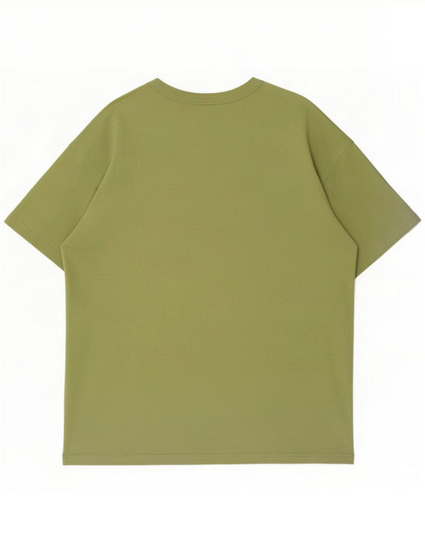 Nike Herre Loose Fit T-Shirt Top Stor Grøn Bomuld