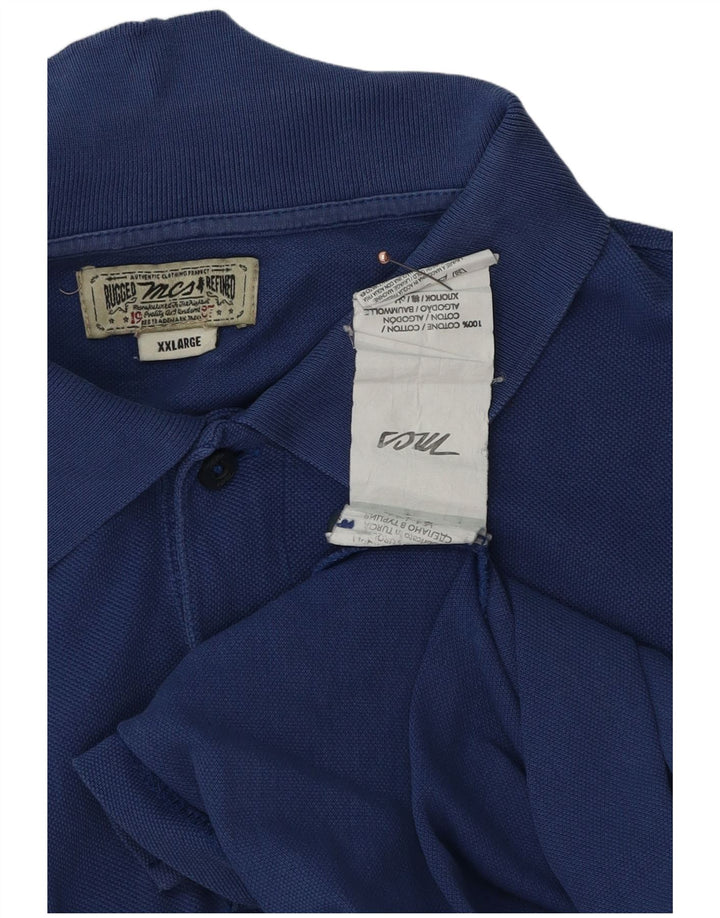 Marlboro Classics Polo Shirt til mænd 2XL Blå Bomuld