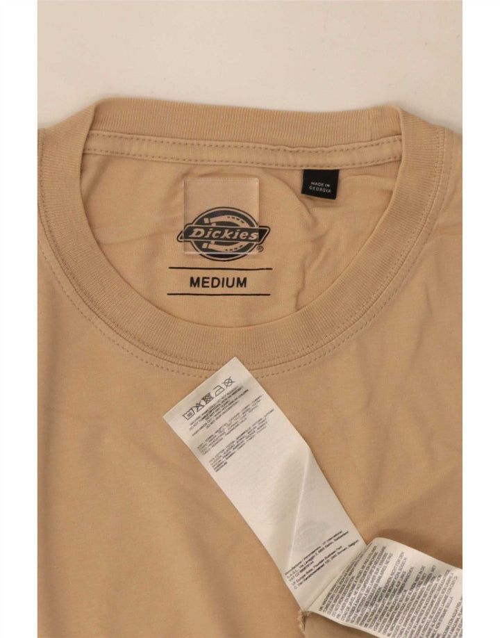 Dickies Herre T-Shirt Top Medium Beige Bomuld