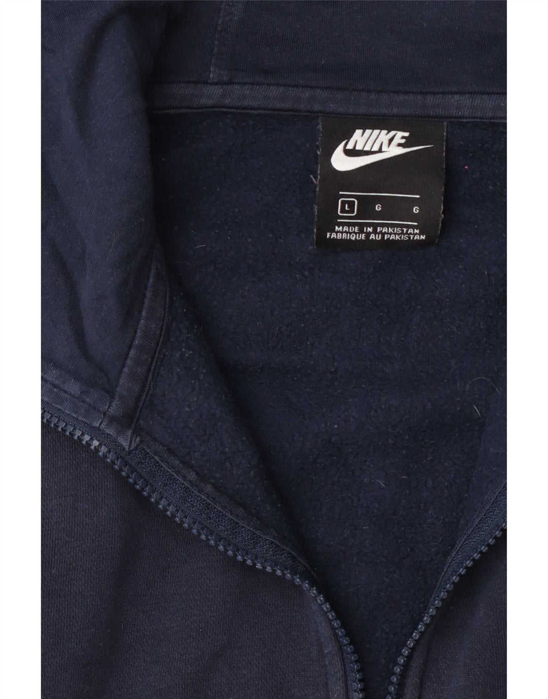 Nike hættetrøje med lynlås til mænd Stor marineblå