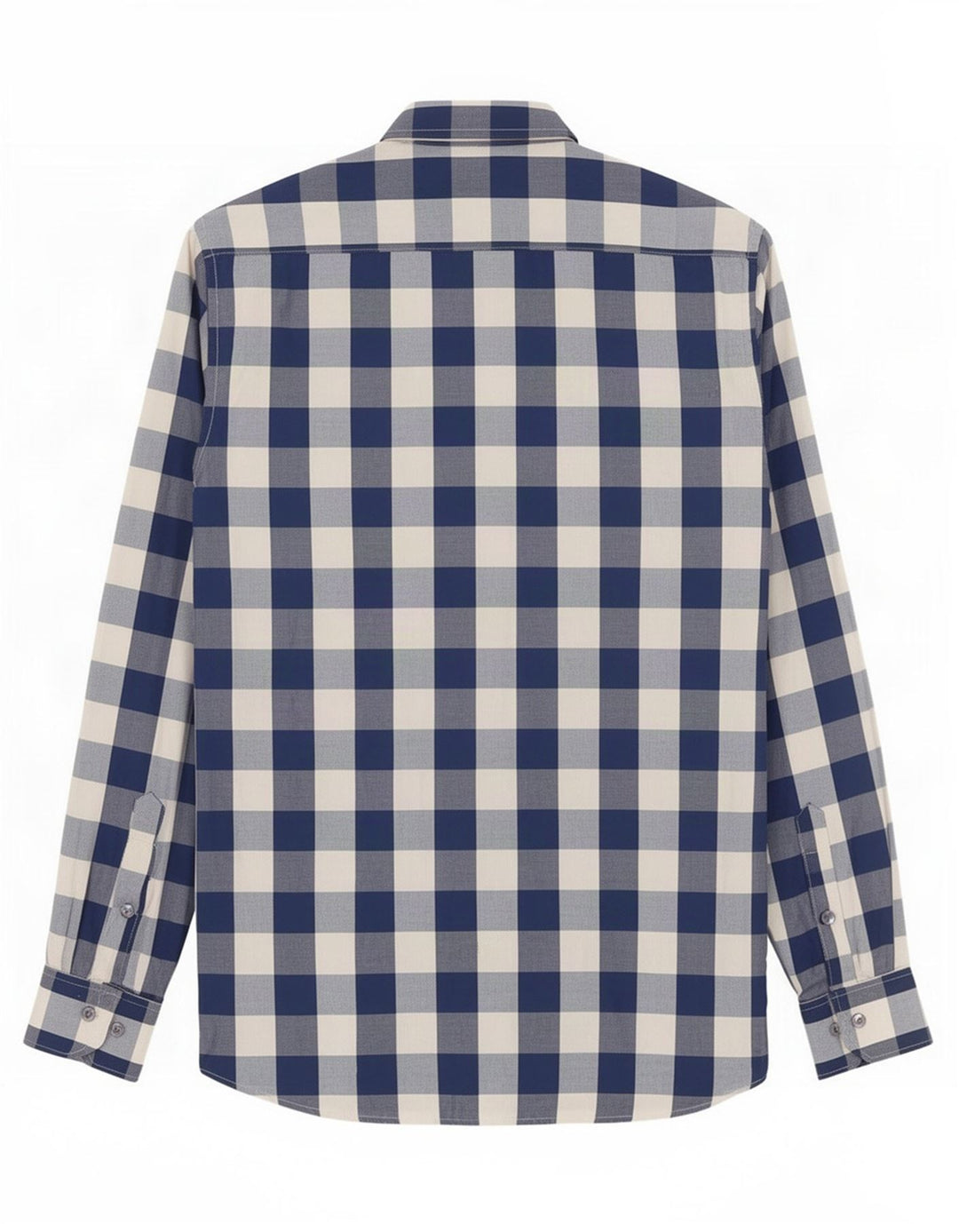 Gant Slim skjorte til mænd, lille blå Gingham bomuld