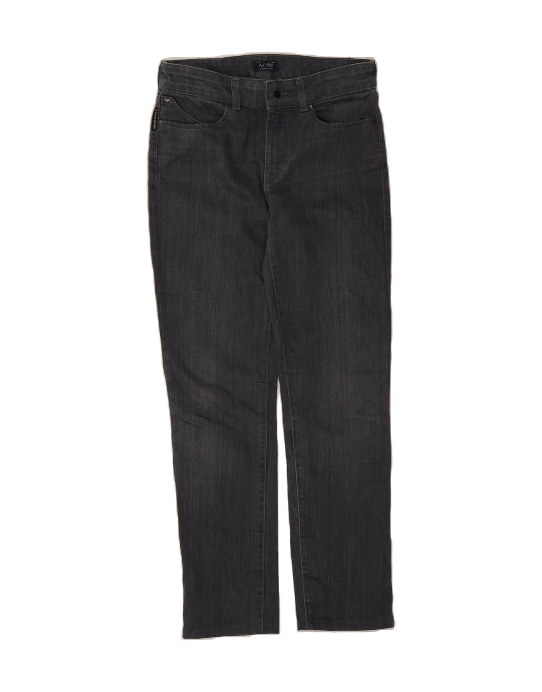 ARMANI Womens Slim Jeans W27 L28 Navy Blue Vintage Armani and Second-Hand Armani from Messina Hembry 