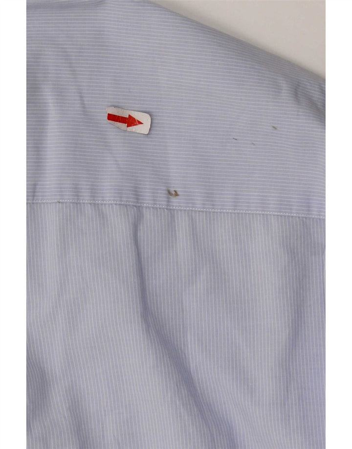 Massimo Dutti Herre Casual Fit skjorte 2XL Blå nålestribet