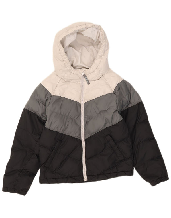 Nike Piger Polstret Hættejakke 8-9 år Lille flerfarvet Colourblock
