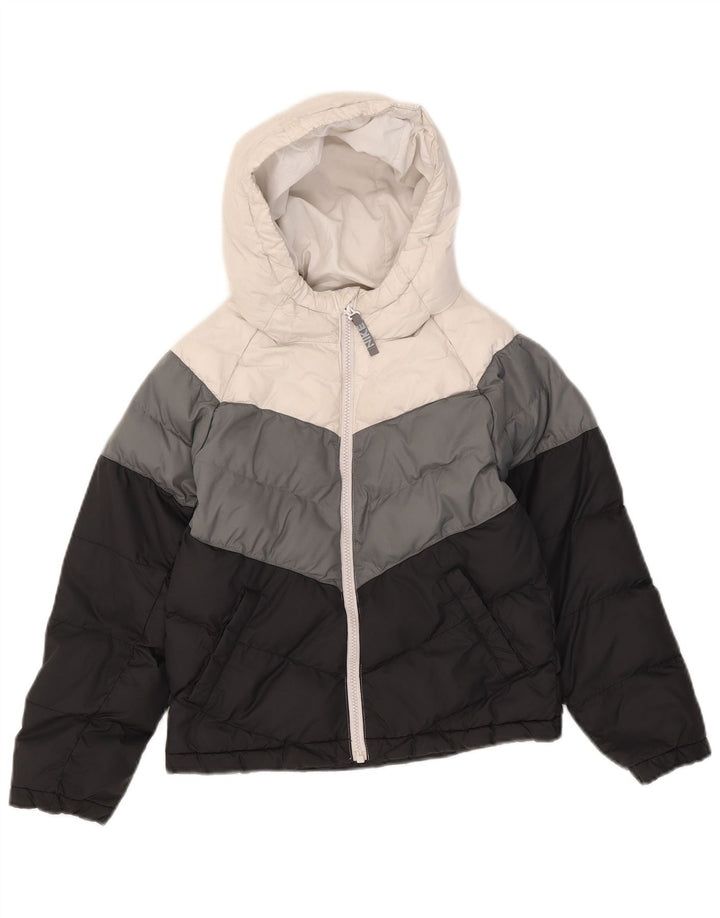 Nike Piger Polstret Hættejakke 8-9 år Lille flerfarvet Colourblock