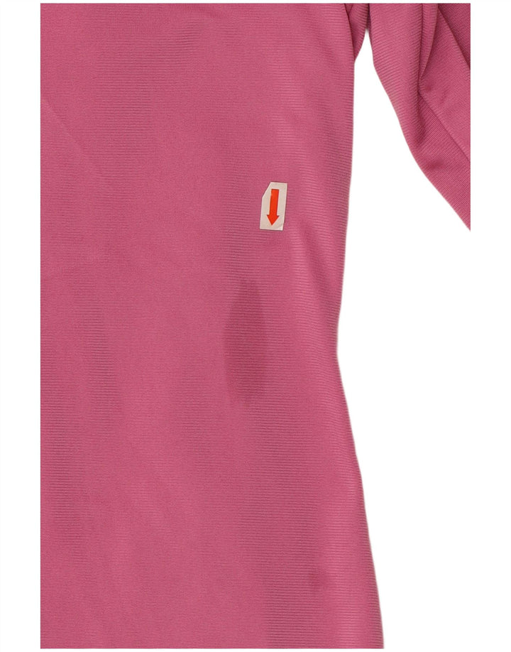 ADIDAS træningsdragt topjakke til kvinder UK 10 Small Pink Polyester