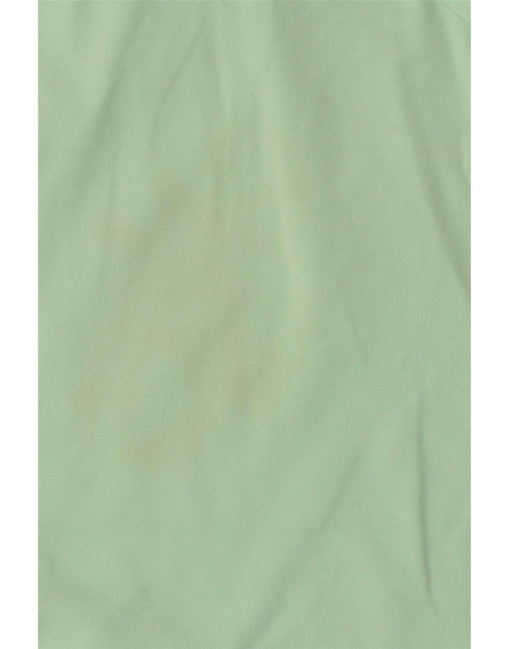 Adidas Dame Grafisk Vest Top UK 14 Medium Grøn Bomuld