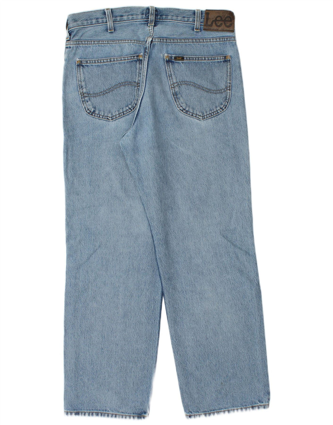 LEE Mens Brooklyn Comfort Straight Jeans W36 L30 Blå Bomuld