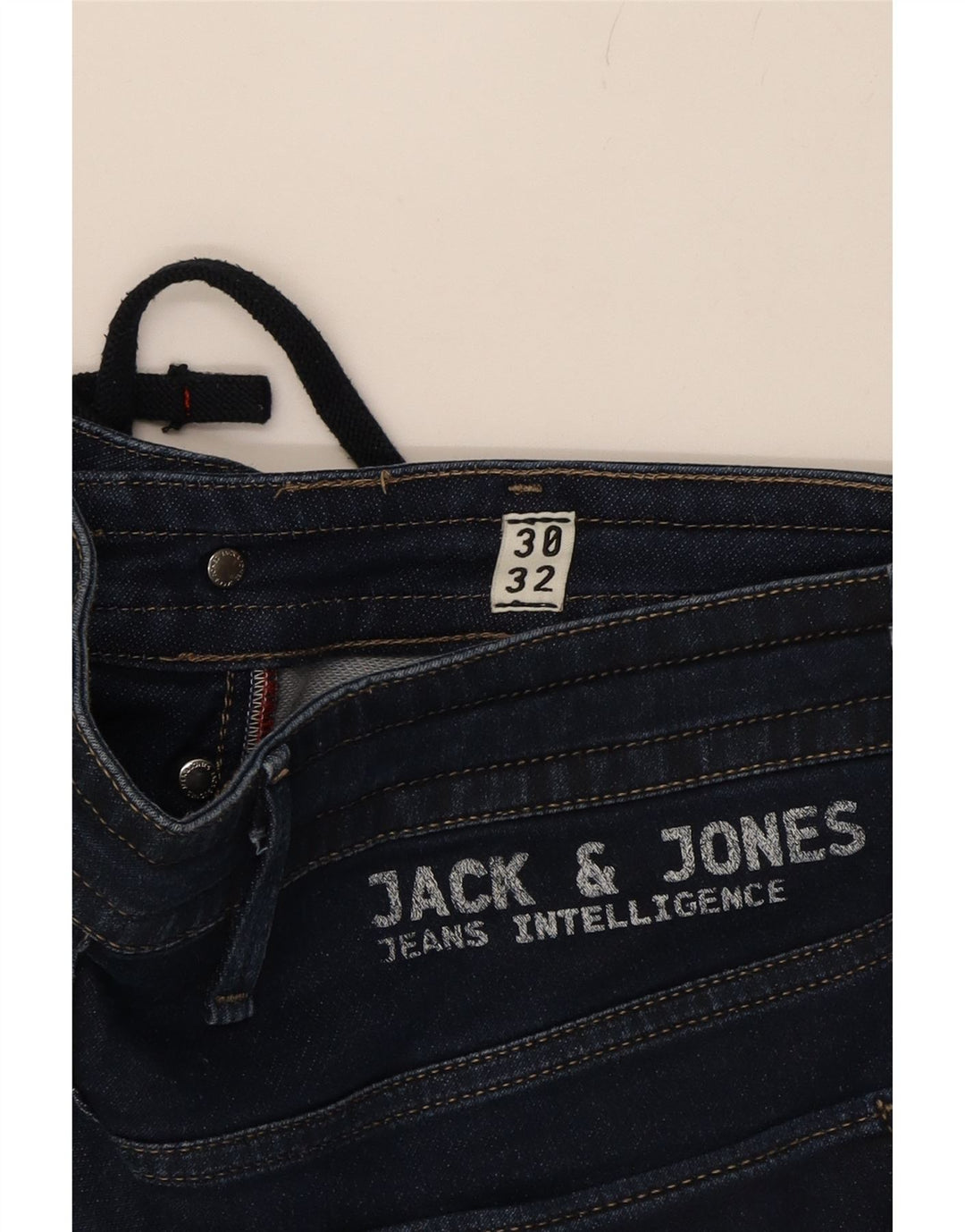 JACK & JONES Mens Slim Jeans W30 L32 Blue Cotton Vintage Jack & Jones and Second-Hand Jack & Jones from Messina Hembry 