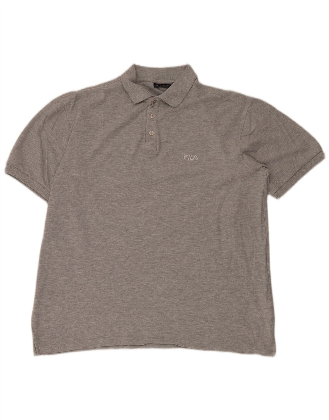 FILA Poloskjorte til mænd XL Grå Bomuld