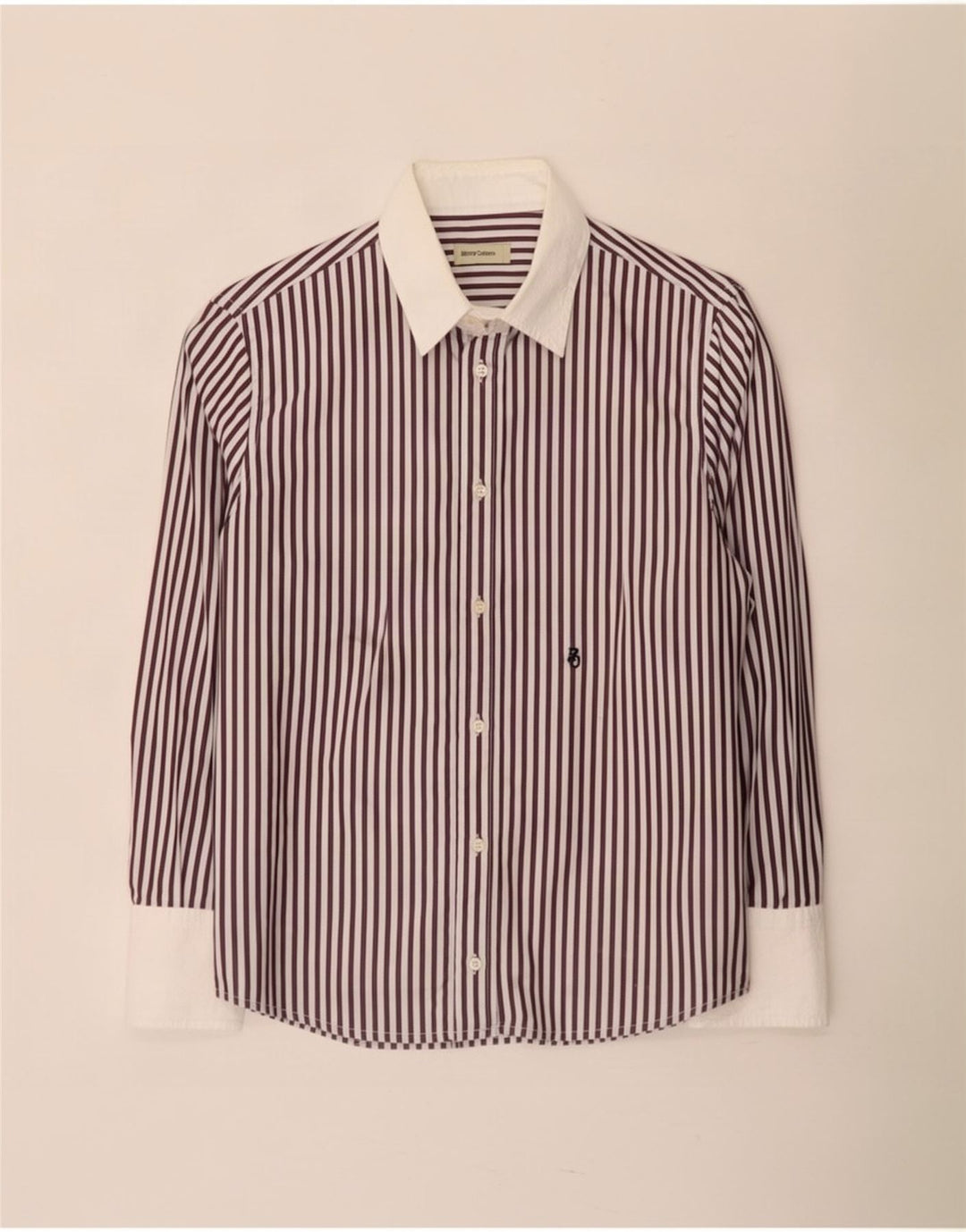 Henry Cottons Dameskjorte IT 44 Medium White Pinstripe