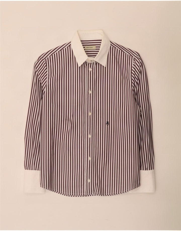 Henry Cottons Dameskjorte IT 44 Medium White Pinstripe