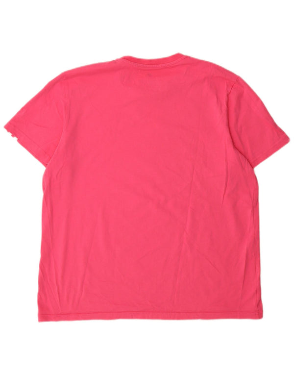 Adidas Dame T-Shirt Top UK 16/18 Large Pink
