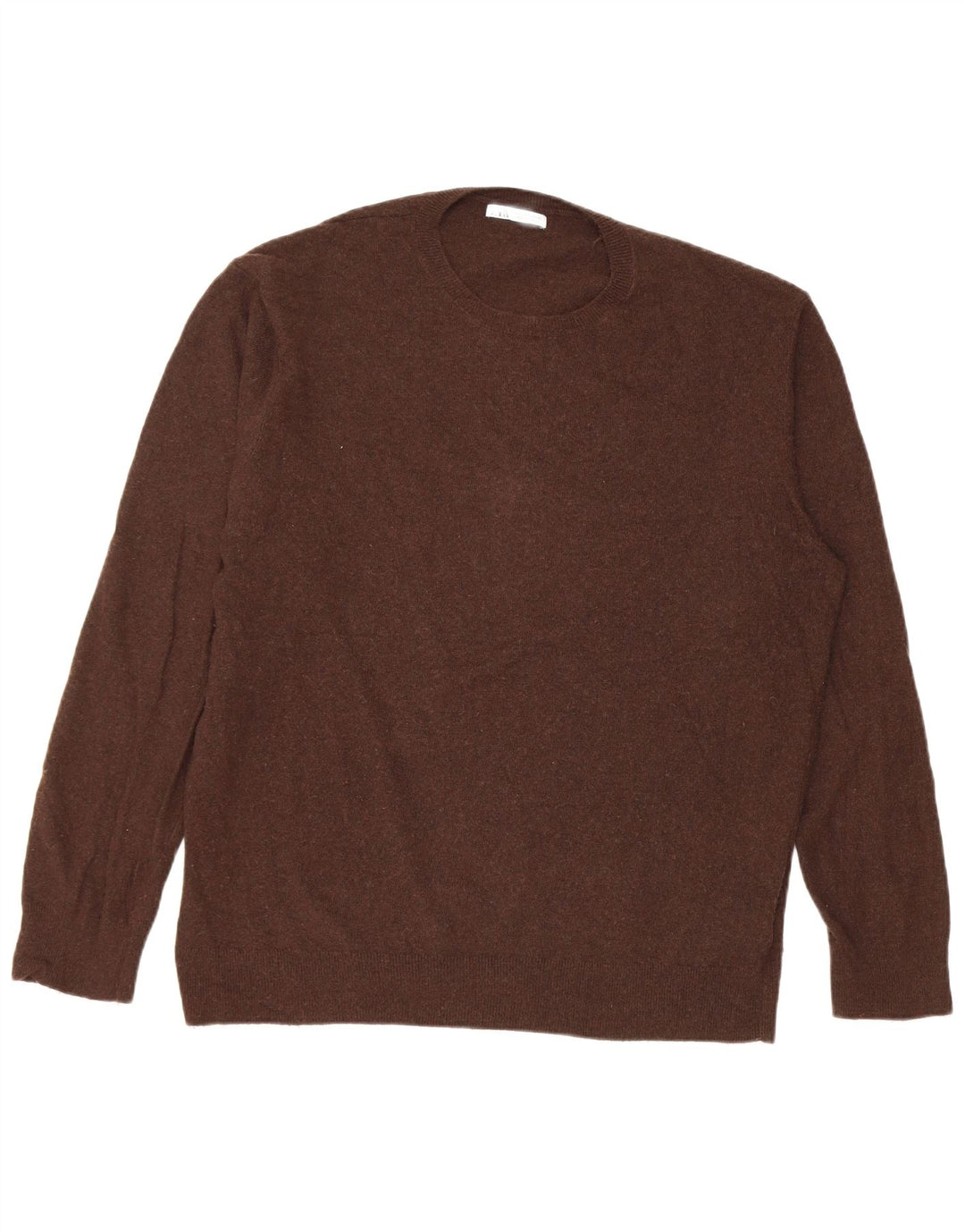 Zara Dame sweater med rund hals DK 16 Stor brun viskose