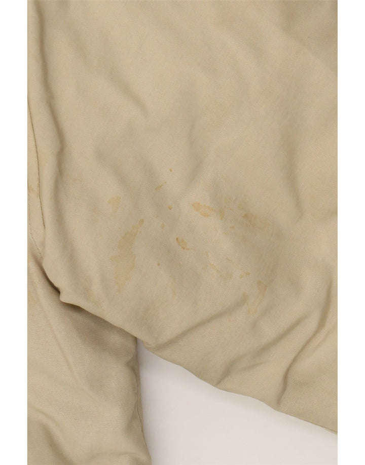 Woolrich Dame Polstret Jakke UK 14 Medium Beige Bomuld