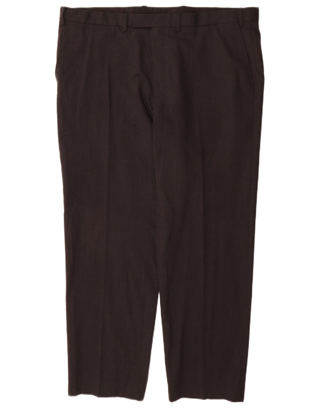 Marks & Spencer Herre Regular Fit Suit Bukser W42 L31 Grå uld