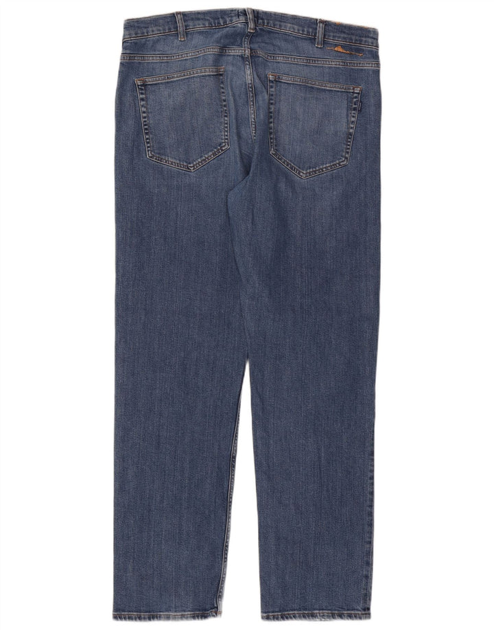 GANT Straight Jeans til mænd W38 L32 Blå Bomuld
