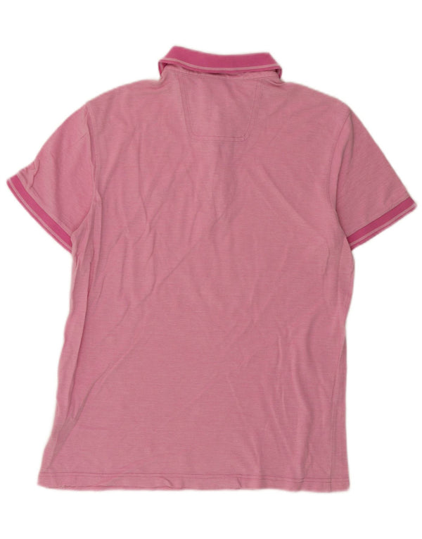 Hugo Boss Herre Regular Fit Polo Shirt Medium Pink Flecked Bomuld