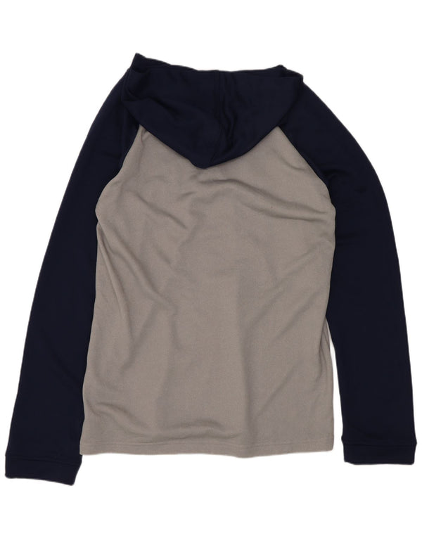 Ægte merchandise drenge grafisk top langærmet 15-16 år 2XL grå