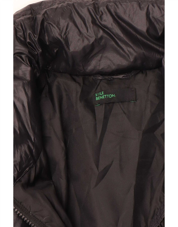 Benetton Polstret Damejakke UK 12 Medium Sort