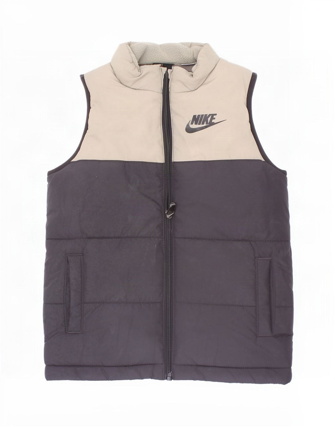 Nike Boys Polstret Gilet 4-5 år Small Black Colourblock Polyester