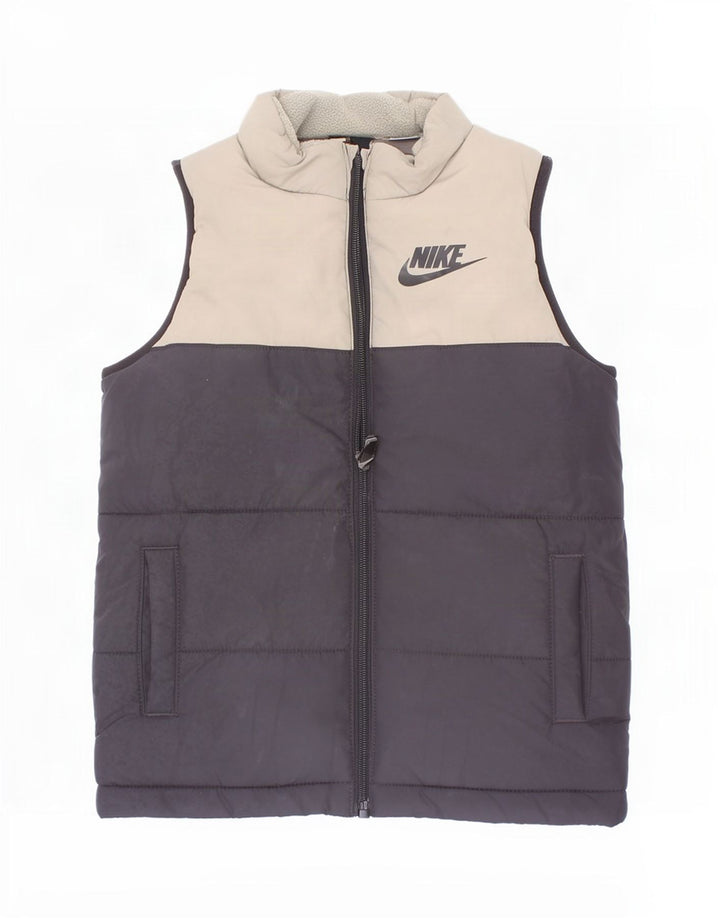 Nike Boys Polstret Gilet 4-5 år Small Black Colourblock Polyester