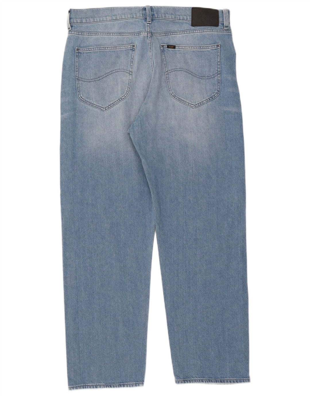Lee Dame Straight Jeans W34 L29 Blå Bomuld