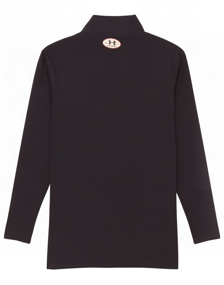 Under Armour Herre Cold Gear Top Langærmet Stor Sort Nylon